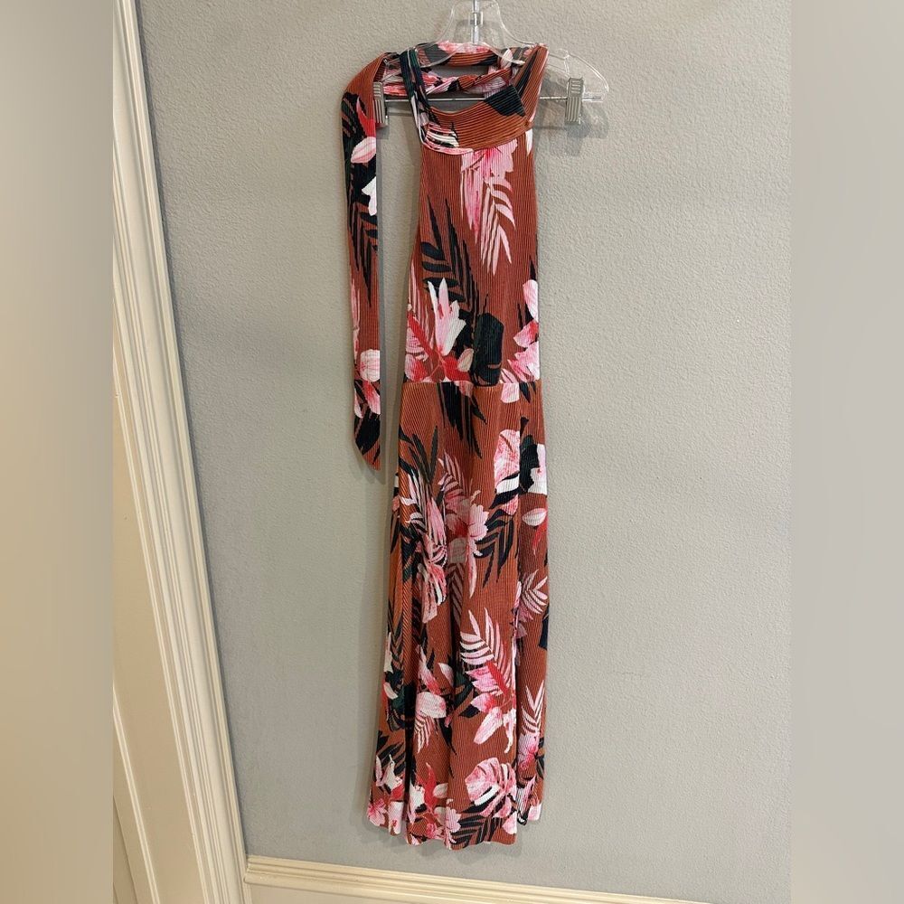 Camila Coelho | XS | Cassy Midi Dress Floral Tropics summer beach halter dress - Picture 7 of 13